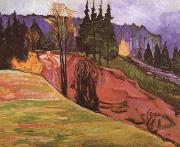 Edvard Munch Forest oil on canvas